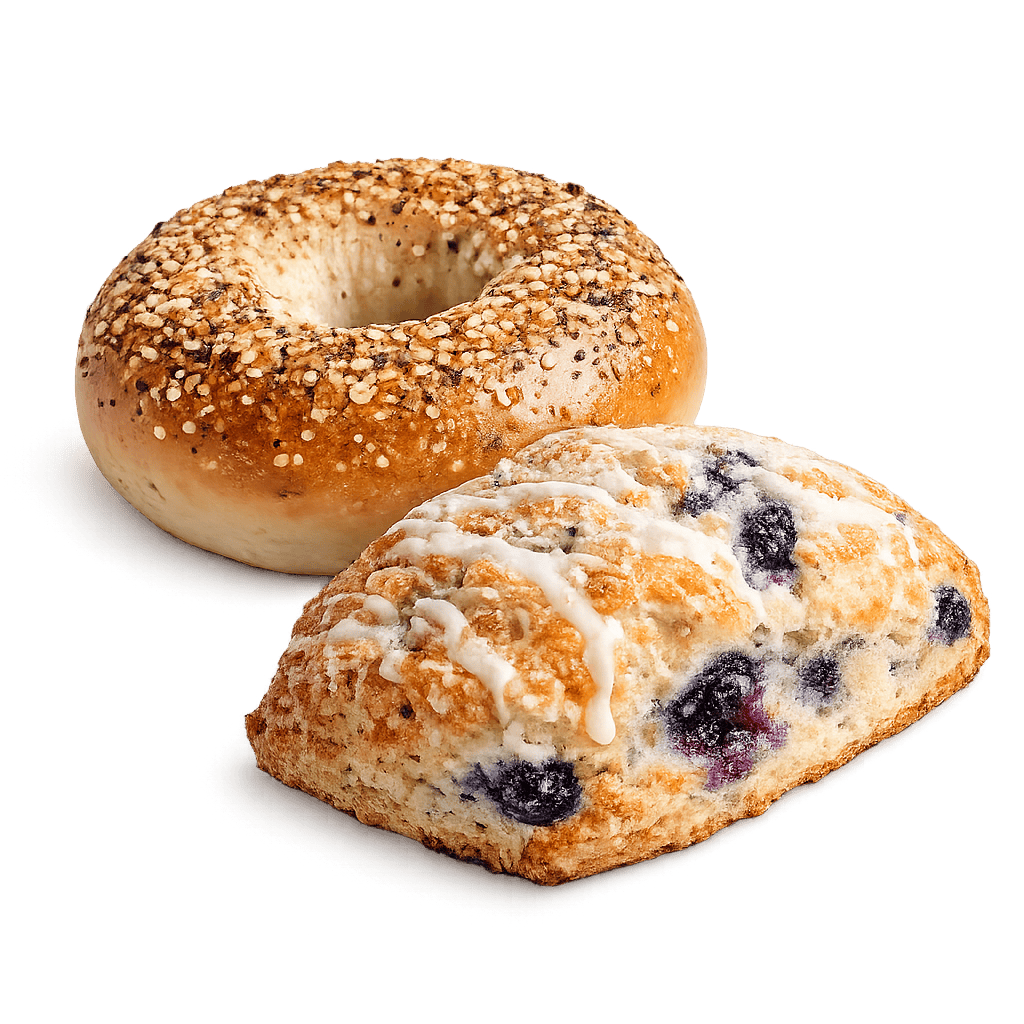 bagel and scone