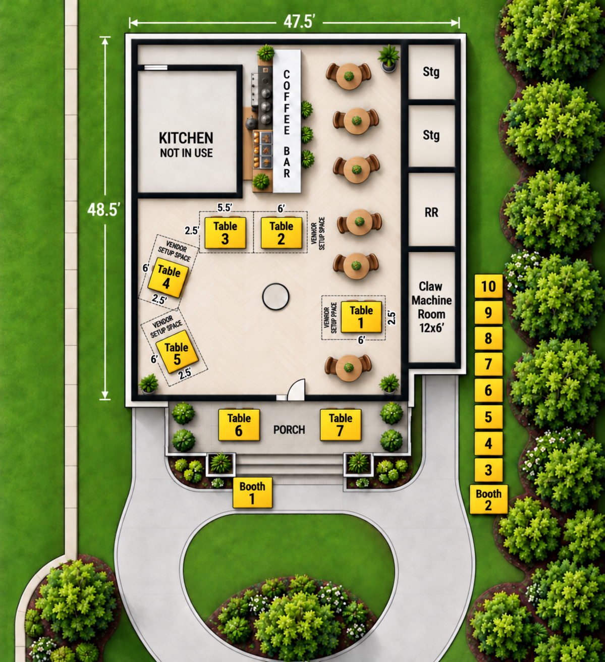 Vendor Spots